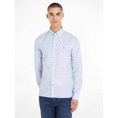 Tommy Hilfiger Overhemd met lange mouwen FIL COUPE SF SHIRT met doorknoopsluiting