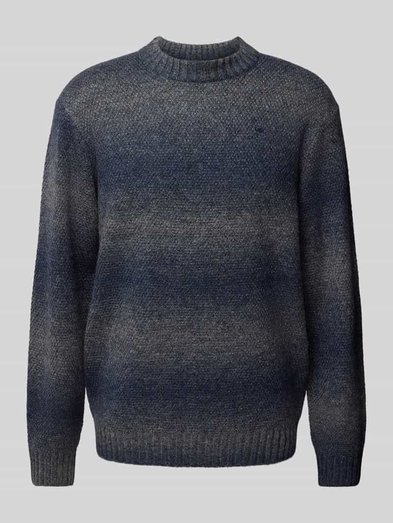 G-Star Raw Gebreide pullover van viscose met labelstitching, model 'Gradient'