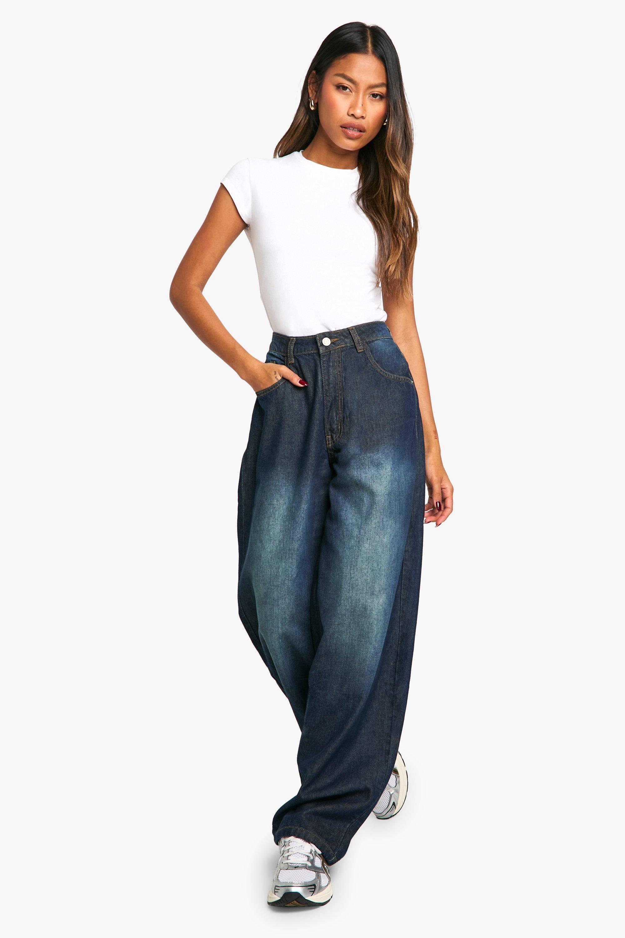 Boohoo Boyfriend Jeans, Dark Indigo