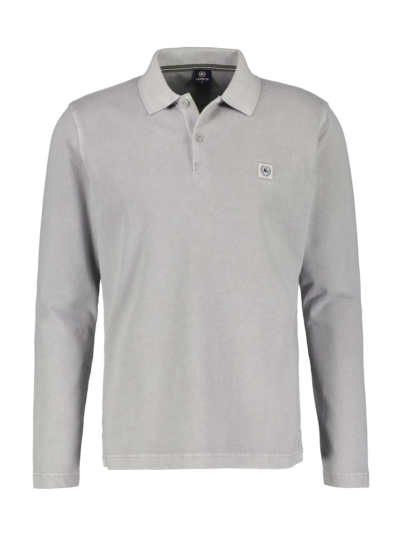 Lerros Heren polo 24o4243 258 platinum grey