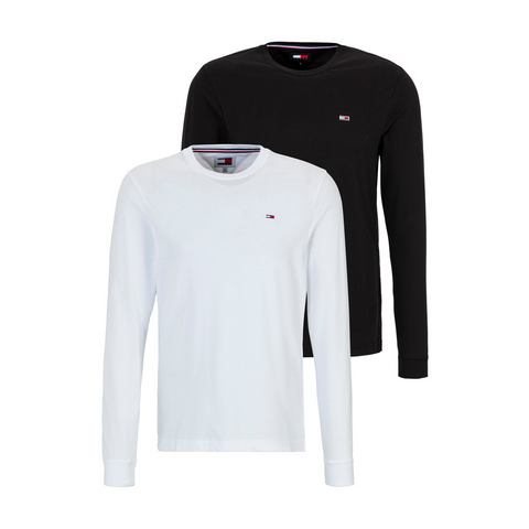 TOMMY JEANS Shirt met lange mouwen TJM REG 2 PACK LS TEE