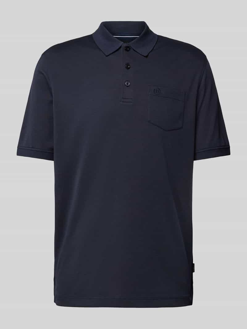 Bugatti Regular fit poloshirt met borstzak