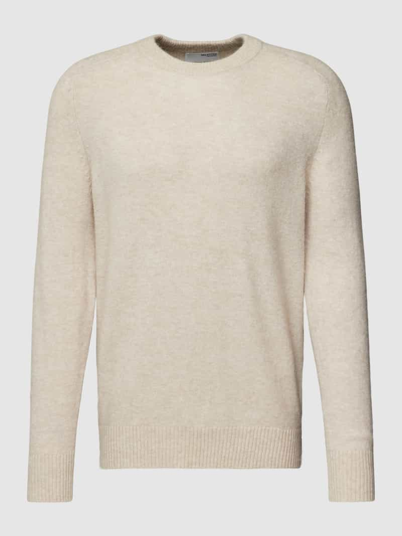 Selected Homme Gebreide pullover met ribboorden, model 'RAI'