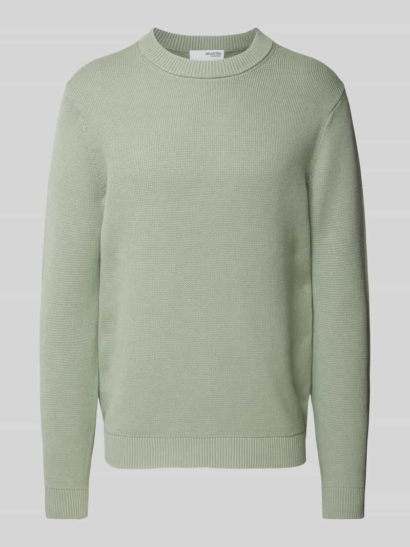 Selected Homme Gebreide pullover met ribboorden, model 'DANE'