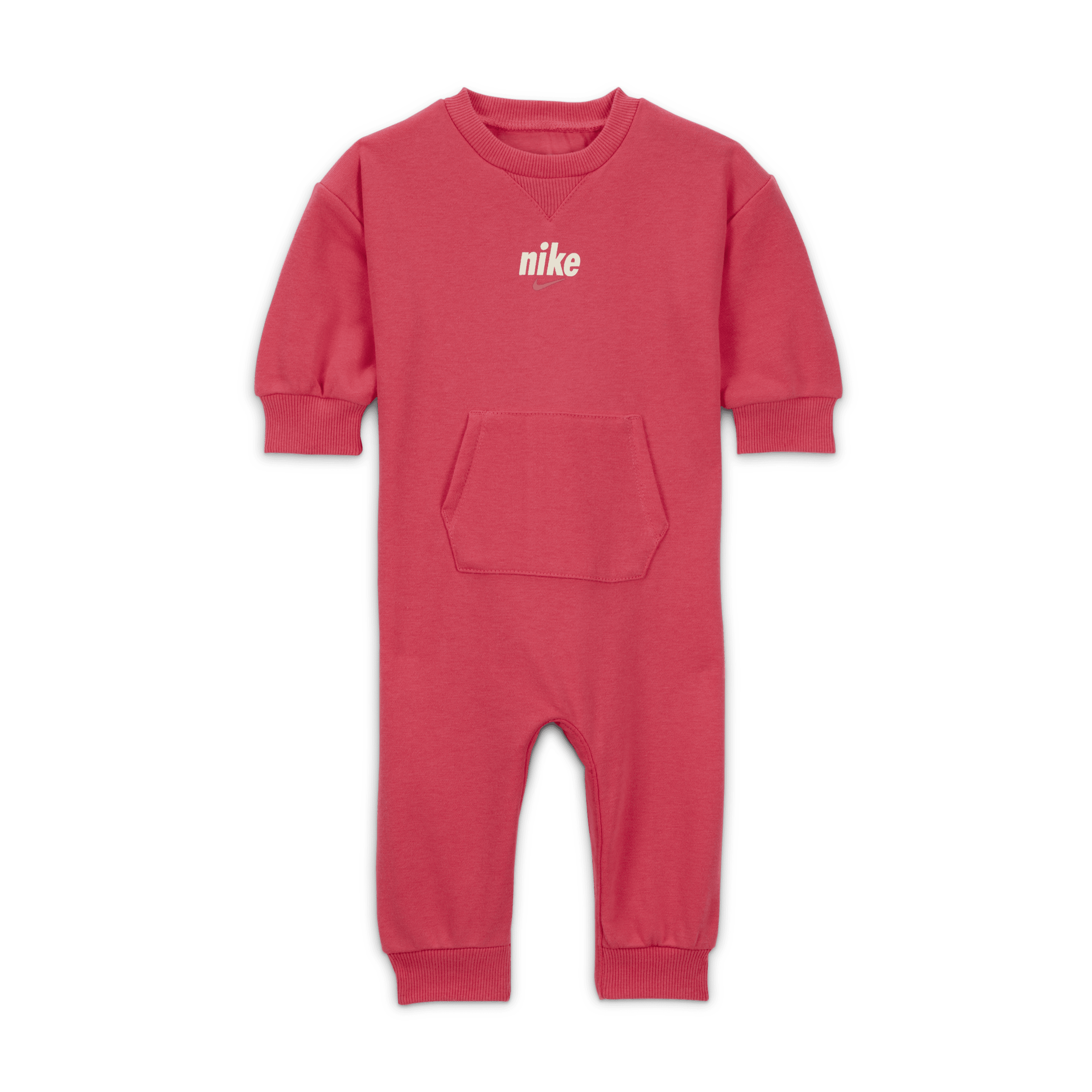 Nike Everyone From Day One crew coverall voor baby's (0-9 maanden) - Roze