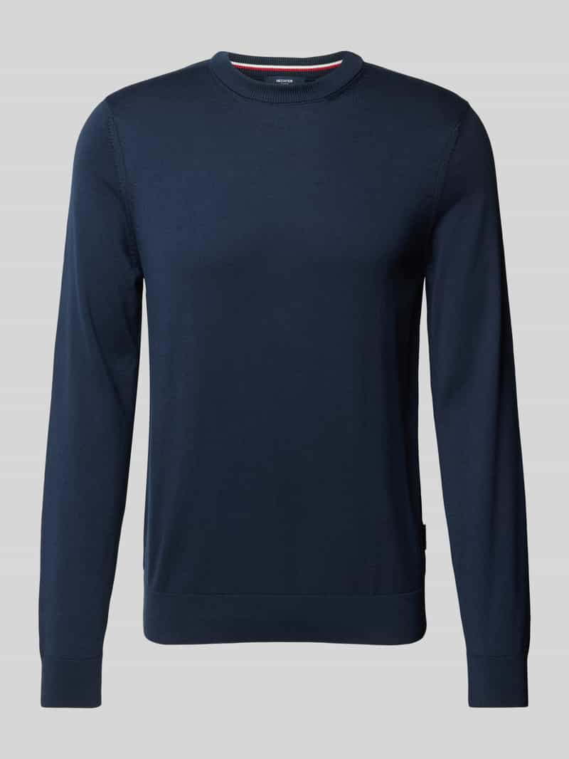 HECHTER PARIS Gebreide pullover met ronde hals