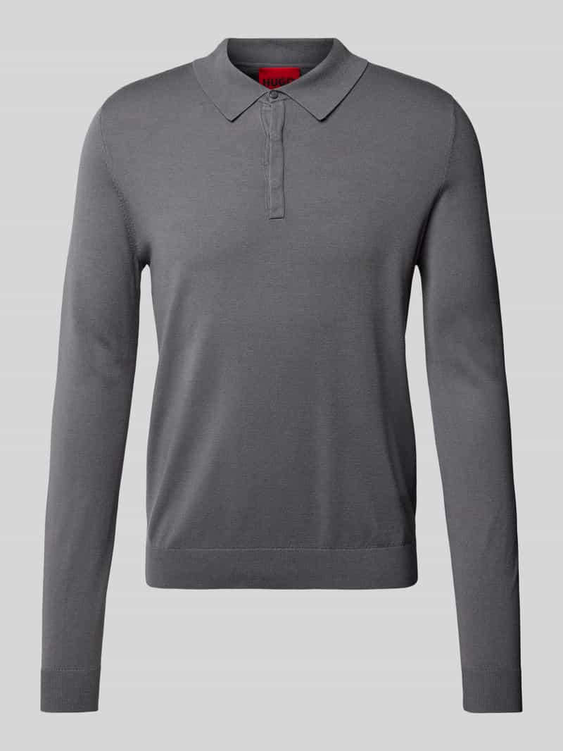 HUGO Gebreide pullover met polokraag