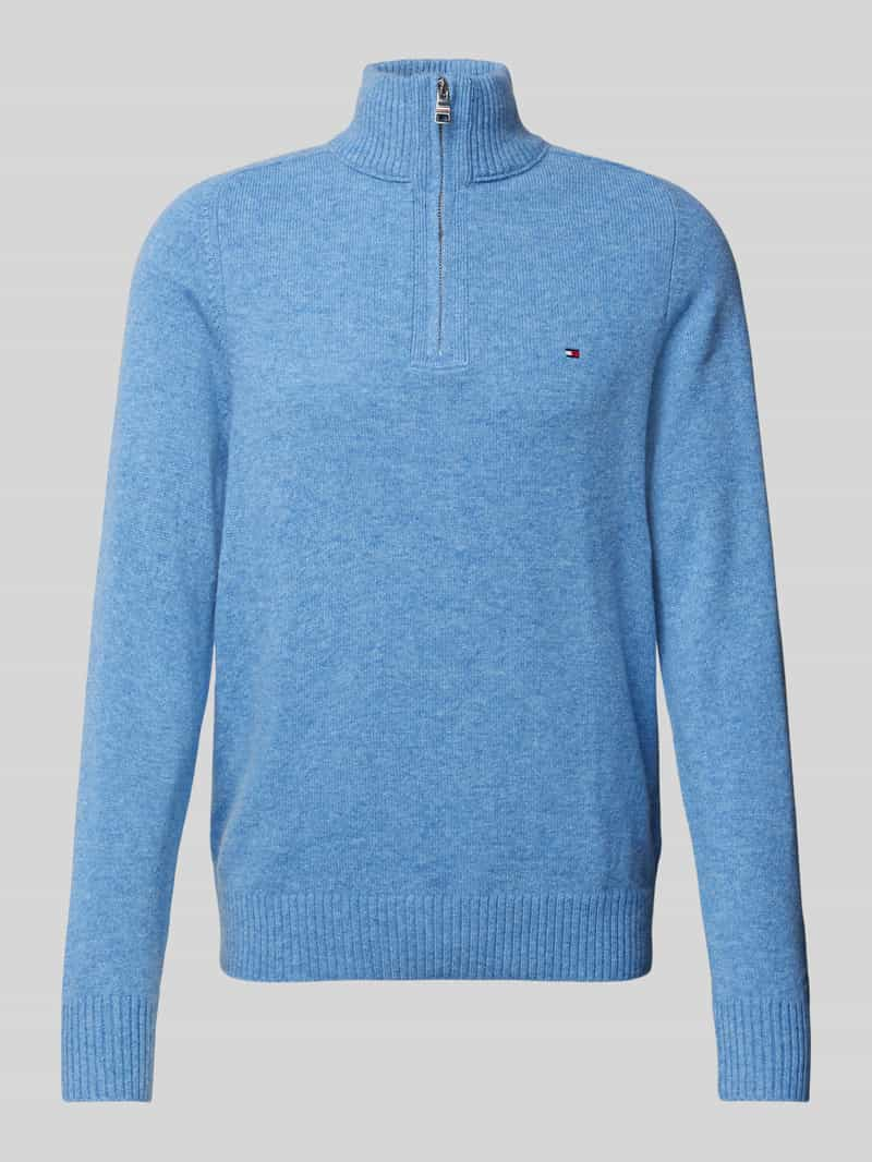 Tommy Hilfiger Wollen pullover met opstaande kraag, model 'LAMBSWOOL'