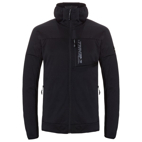 REHALL  Nebo-R Fleece Jacket Hooded - Fleecevest, zwart