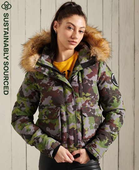 Superdry Vrouwen Everest Bomberjack Khaki