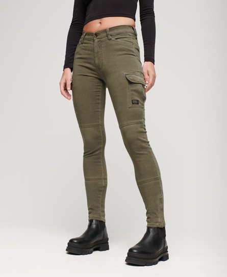 Superdry Vrouwen Skinny Cargobroek Groen