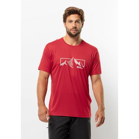 Jack Wolfskin T-shirt PEAK GRAPHIC T M