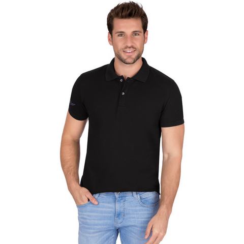 Trigema Poloshirt  slim fit poloshirt van DELUXE-piqué (1-delig)