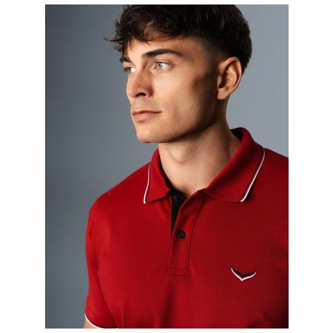 Trigema Poloshirt  slim fit poloshirt (1-delig)