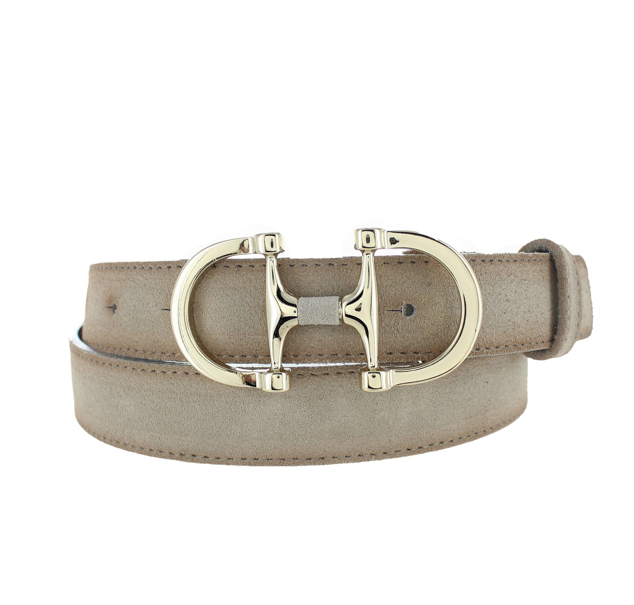 H.A.N. Sofia | Suede damesriem | Beige