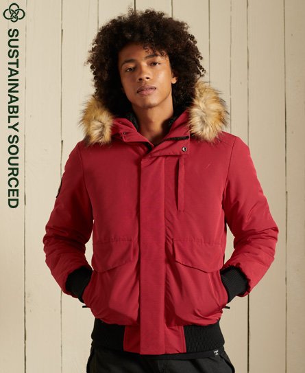 Superdry Male Everest Bomberjack Rood