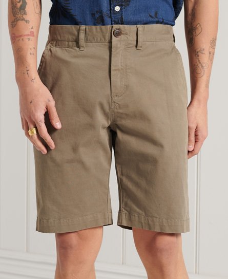 Superdry Male International Chinoshort Groen