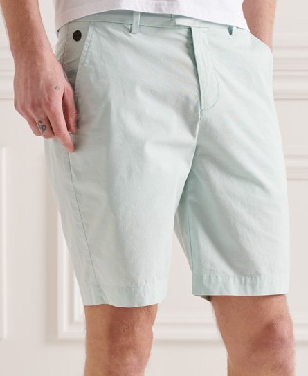 Superdry Mannen Lichtgewicht Chinoshort Lichtblauw