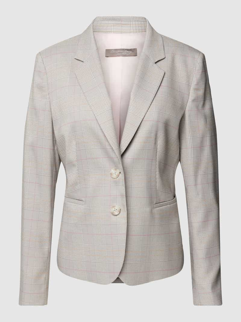 Christian Berg Woman Selection Blazer met glencheck-motief