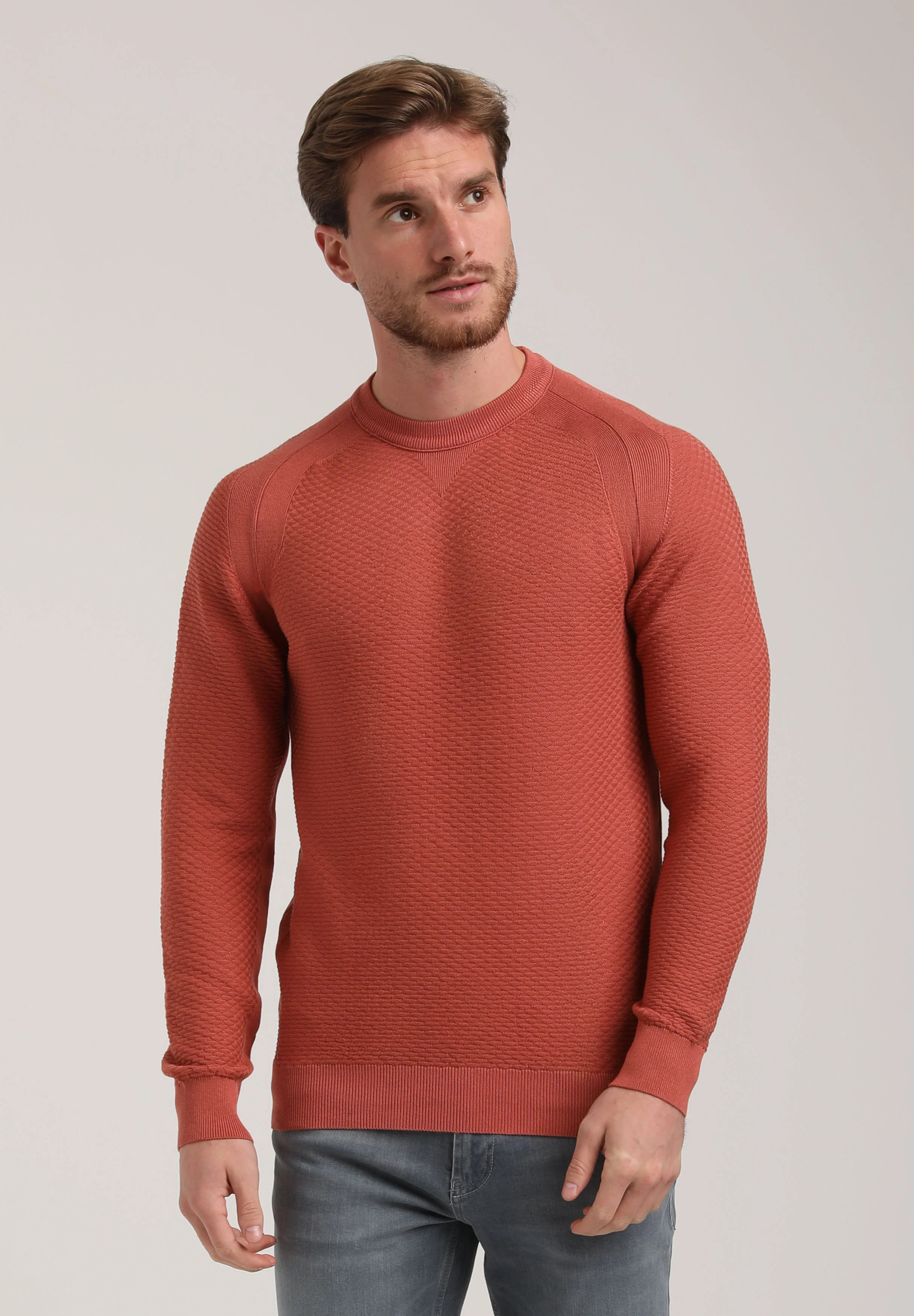 Gabbiano Heren shirt 615267 4000 deep coral