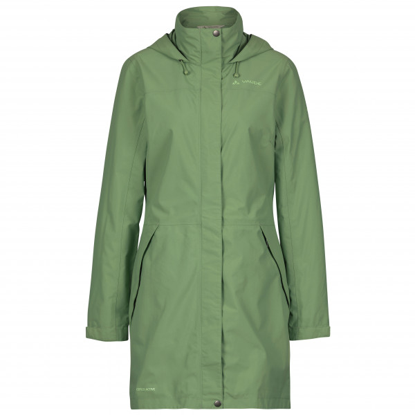 Vaude  Women's Asinara Coat - Regenjas, groen