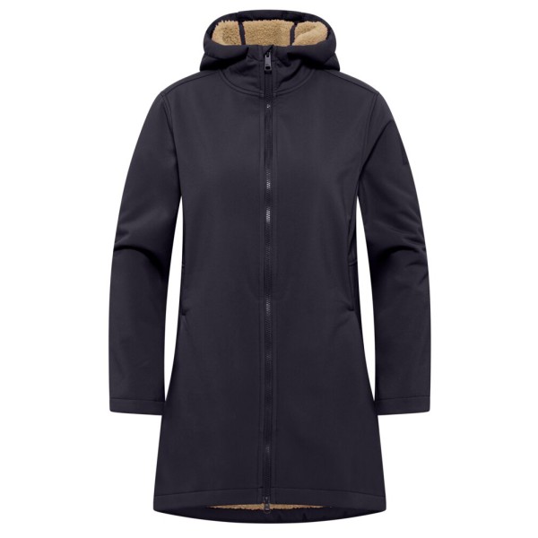 Jack Wolfskin  Women's Windhain Coat - Lange jas, blauw