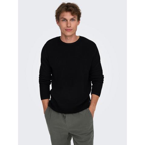 ONLY & SONS Gebreide trui ONSERIC REG 12 STRUC CREW KNIT