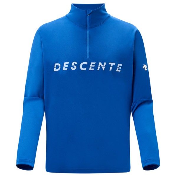 Descente  GB20 T-Neck - Fleecetrui, blauw