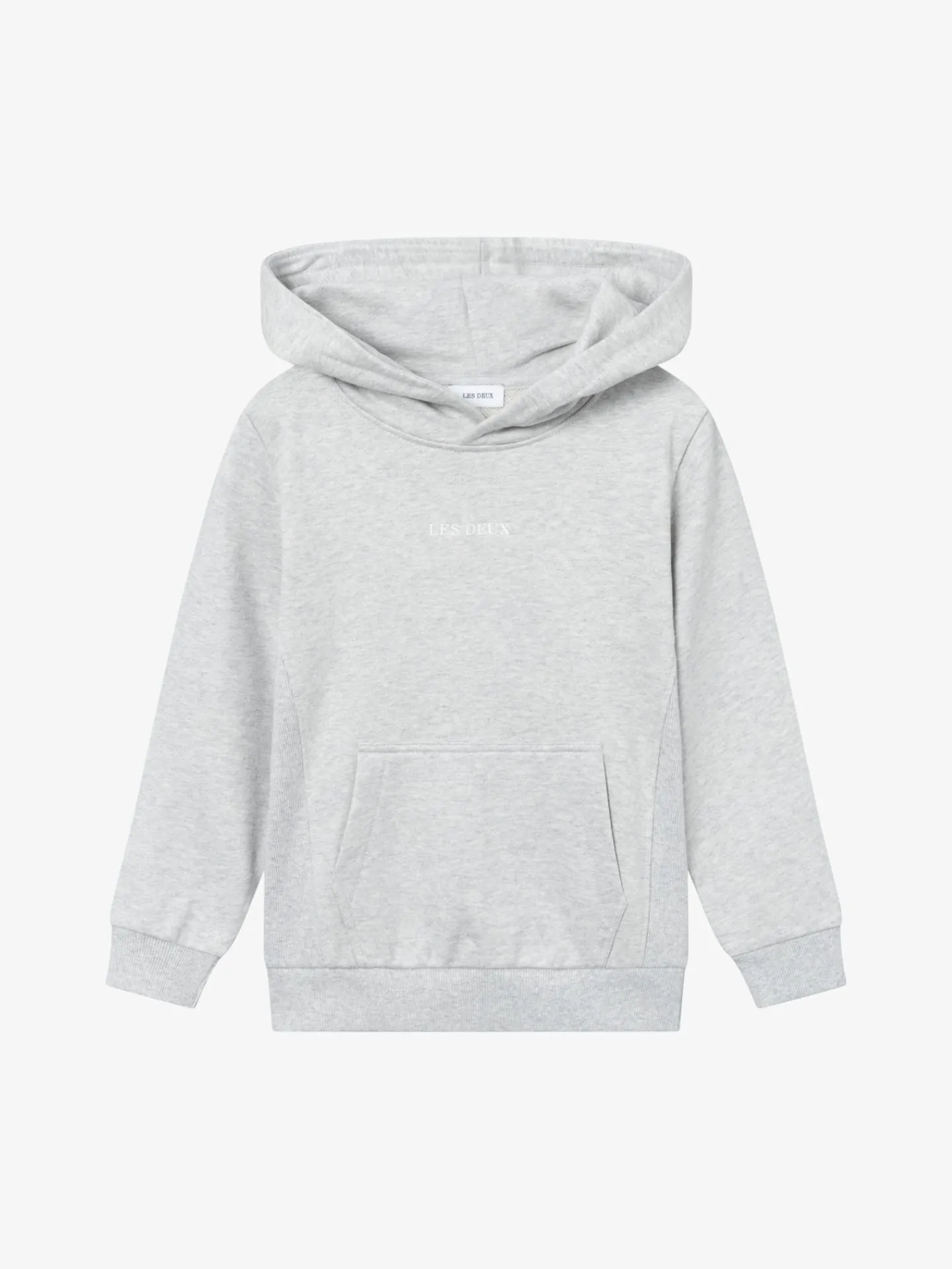 Les Deux Jongens hoodie dexter snow melange