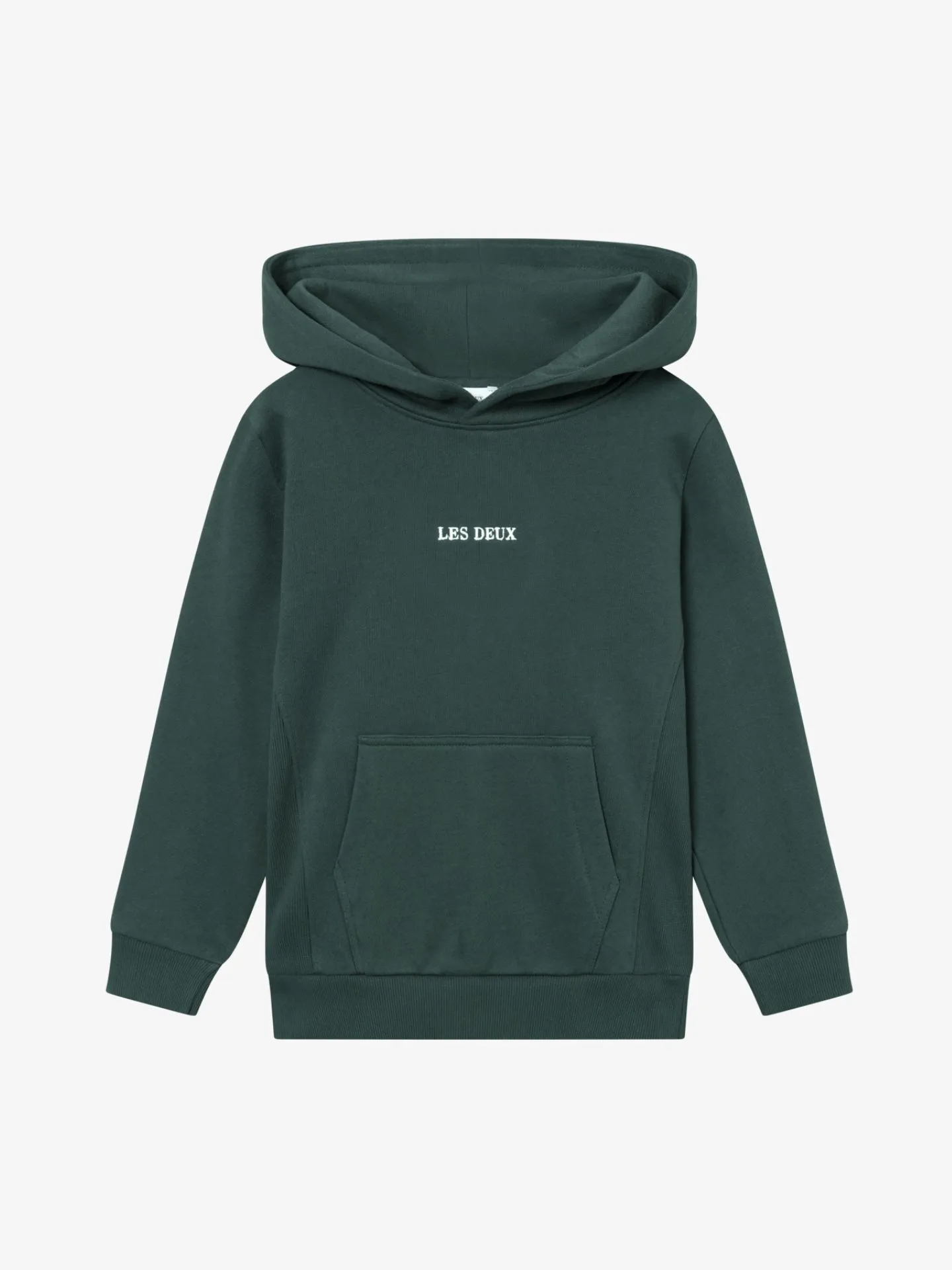 Les Deux Jongens hoodie dexter pine green