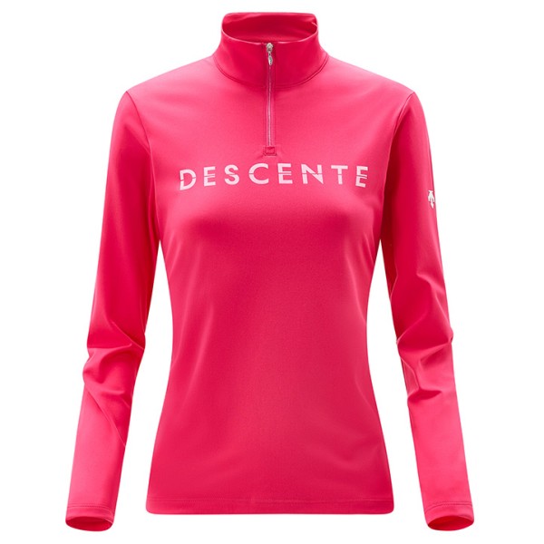 Descente  Women's GB30 T-Neck - Fleecetrui, roze/rood