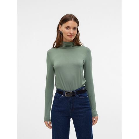 Vero Moda Shirt met lange mouwen VMALBERTE LS ROLLNECK TOP JRS NOOS