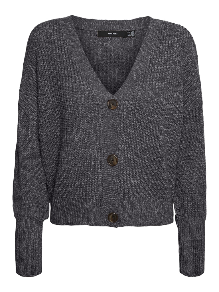 Vero Moda vmlea ls v-neck cuff cardigan noos 10249632 asphalt