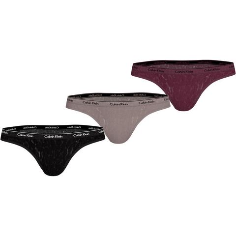 Calvin Klein Brazilian slip 3 PACK BRAZILIAN (LOW-RISE) (3 stuks)