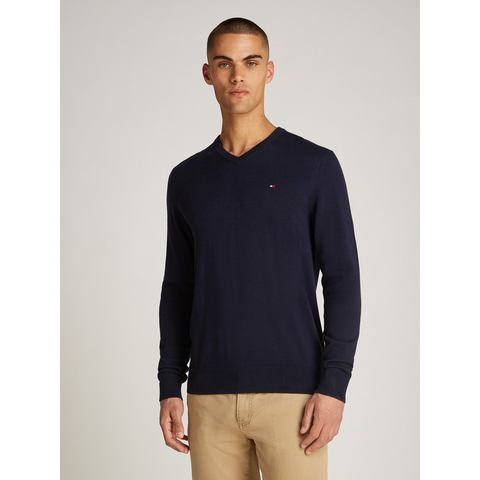 Tommy Hilfiger Gebreide trui ESSENTIAL COTTON V NECK