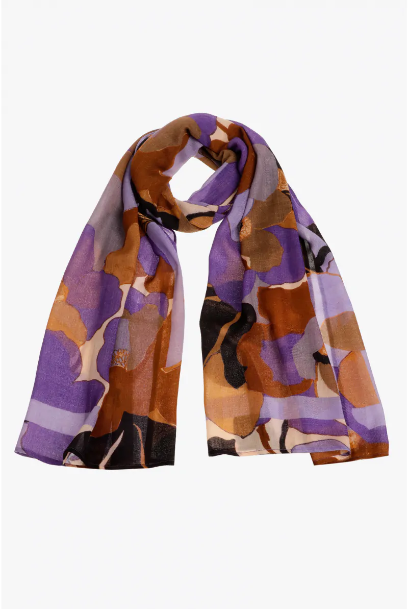 Xandres scarf art flower 65101-01 6300 vibrant