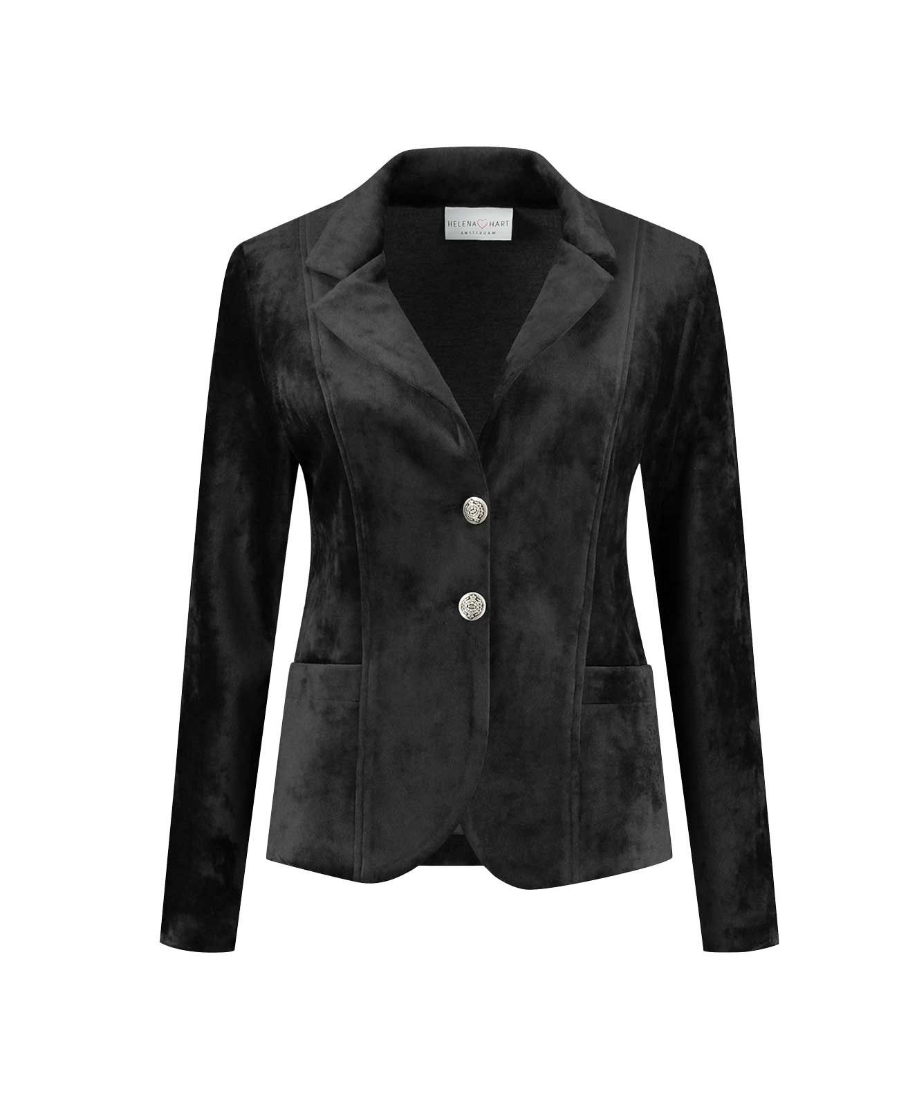 Helena Hart Velvet blazer kort 7324