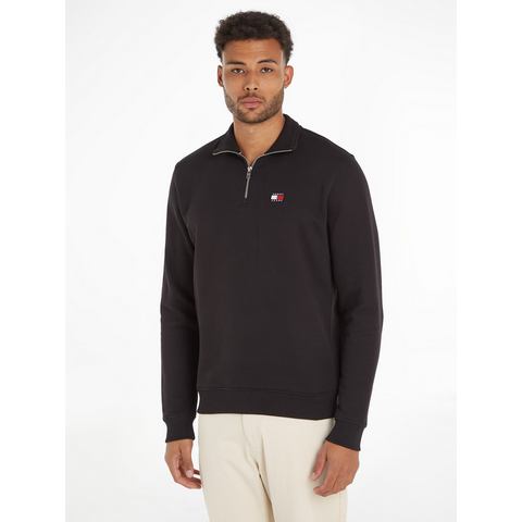 TOMMY JEANS Sweatshirt TJM REG BADGE 1/4 ZIP EXT