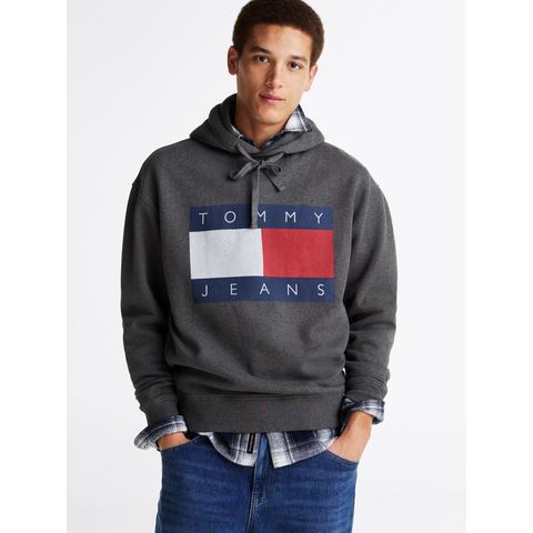 TOMMY JEANS Sweatshirt TJM RLX MELANGE FLAG HOODIE