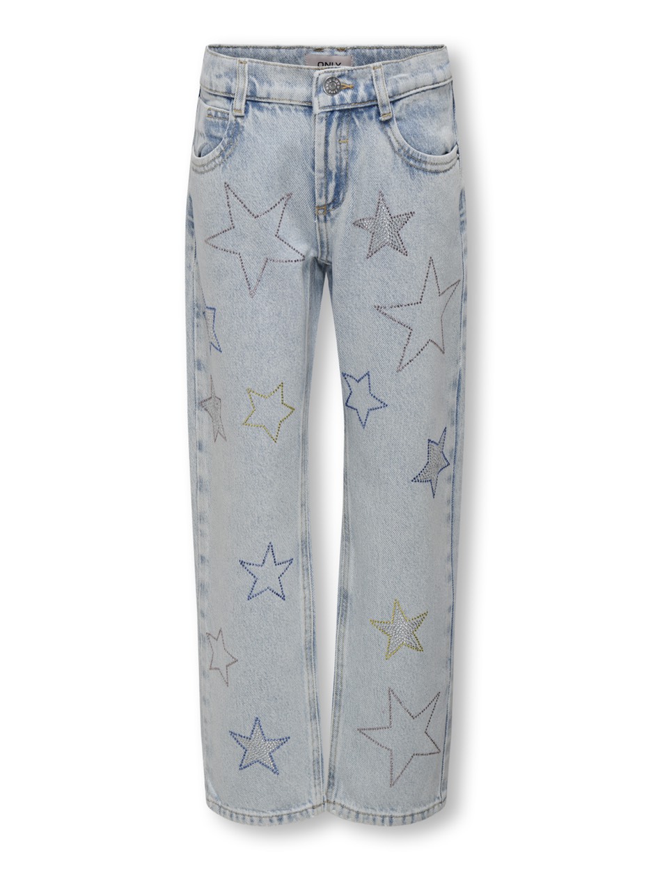 Only Kogcarly dad straight star dnm jean blue denim