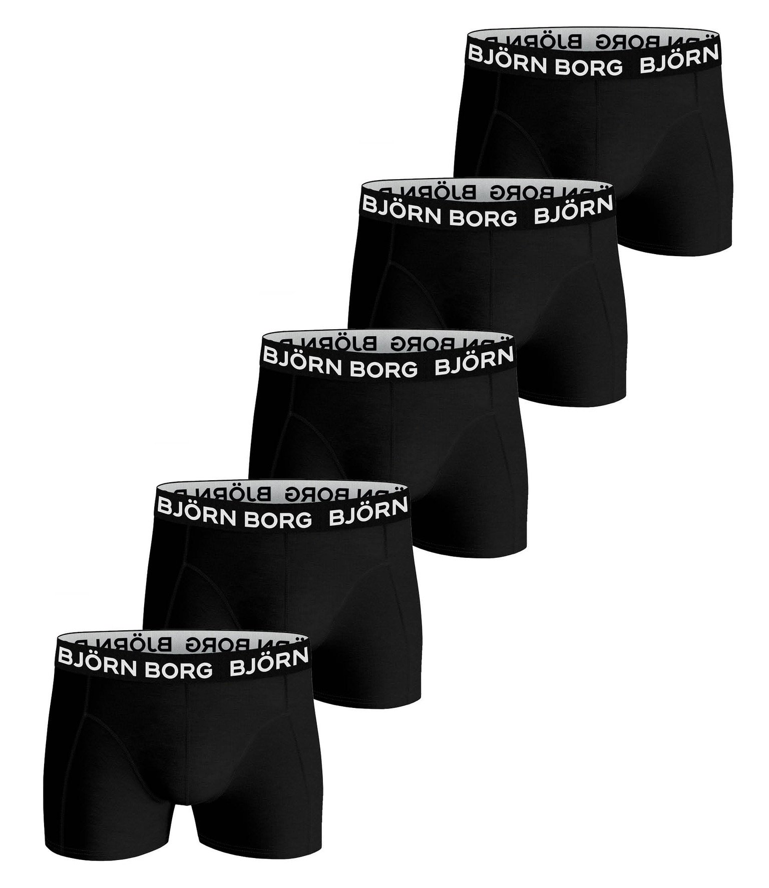 Bjorn Borg 5-Pack jongens boxershorts - Black