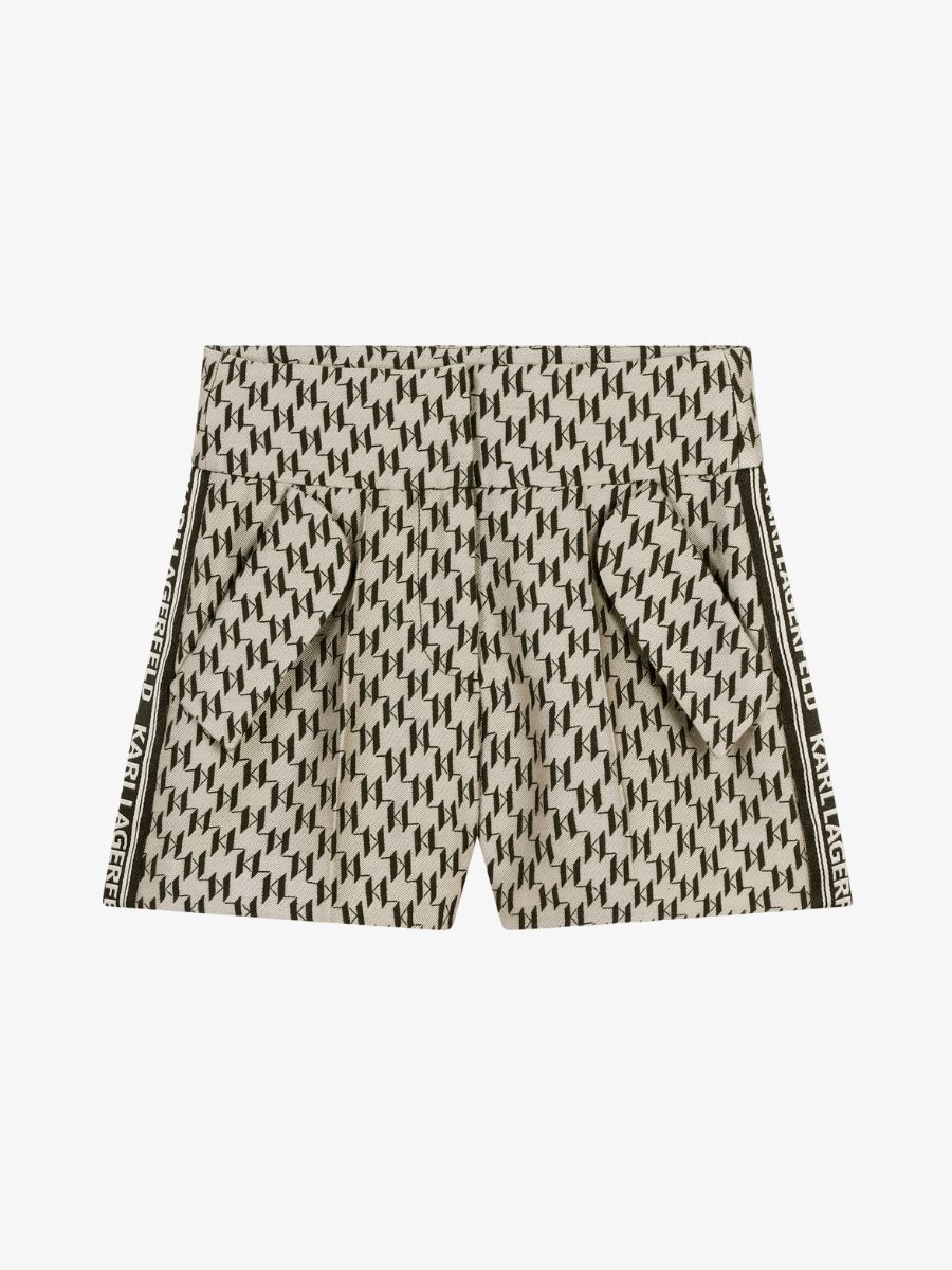 Karl Lagerfeld Meisjes short zwart beige