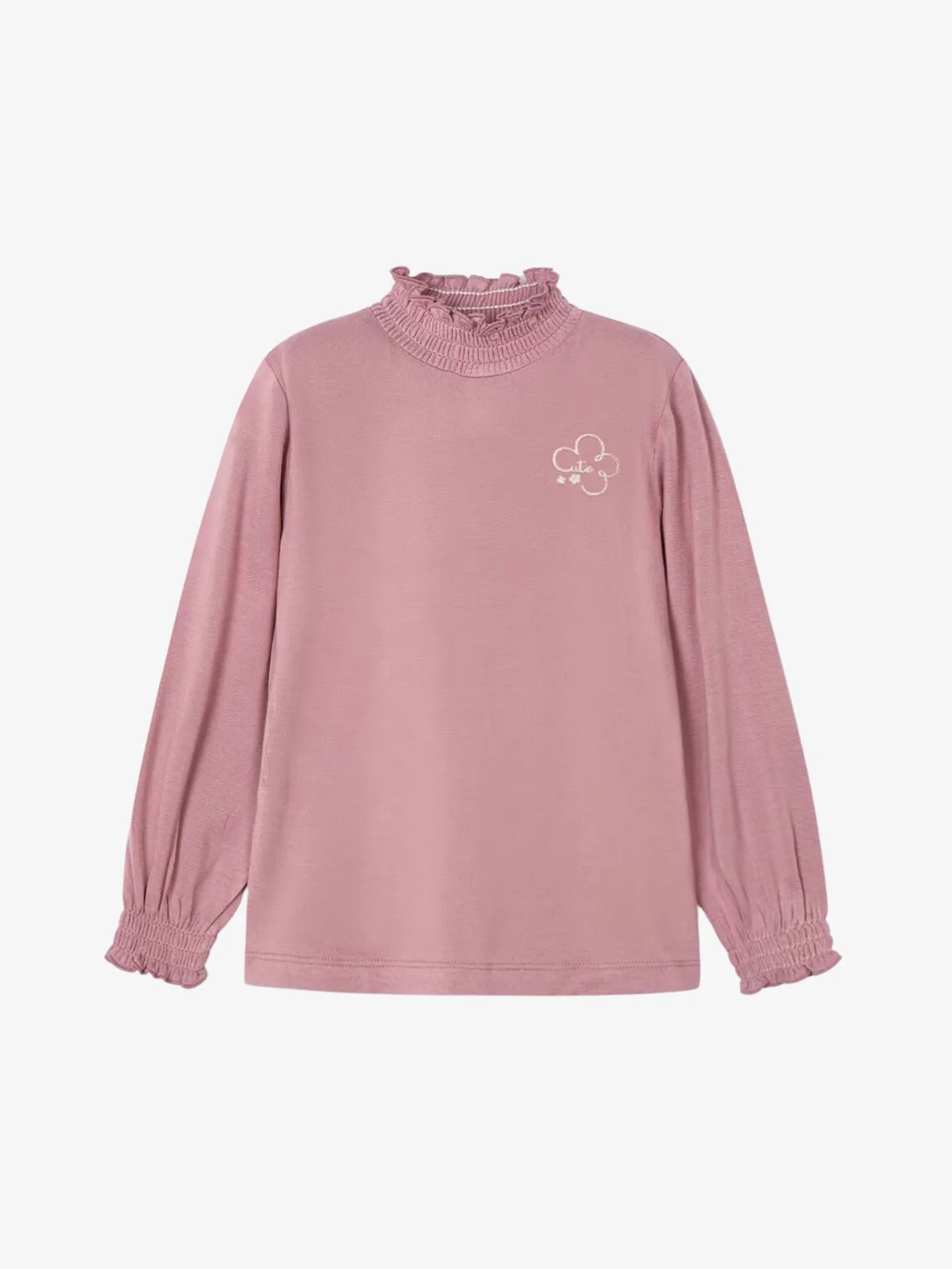 Mayoral Meisjes shirt longsleeve rose