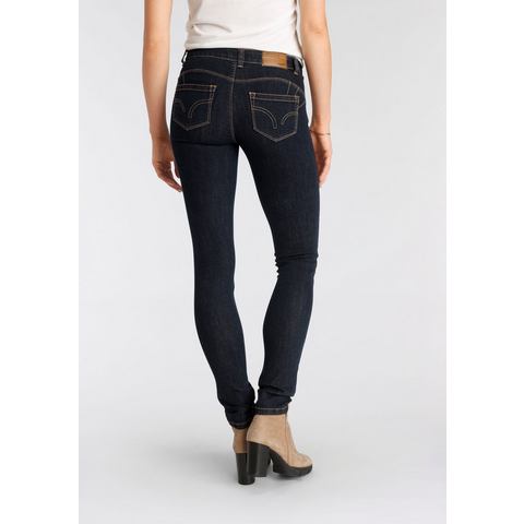 Arizona Skinny fit jeans Shaping skinny pasvorm, normale taille, in stretchkwaliteit, used-look