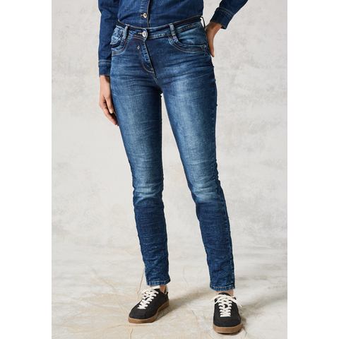 Cecil Slim fit jeans Toronto in five-pocketsstijl