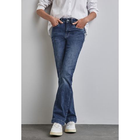 STREET ONE Slim fit jeans met stretch