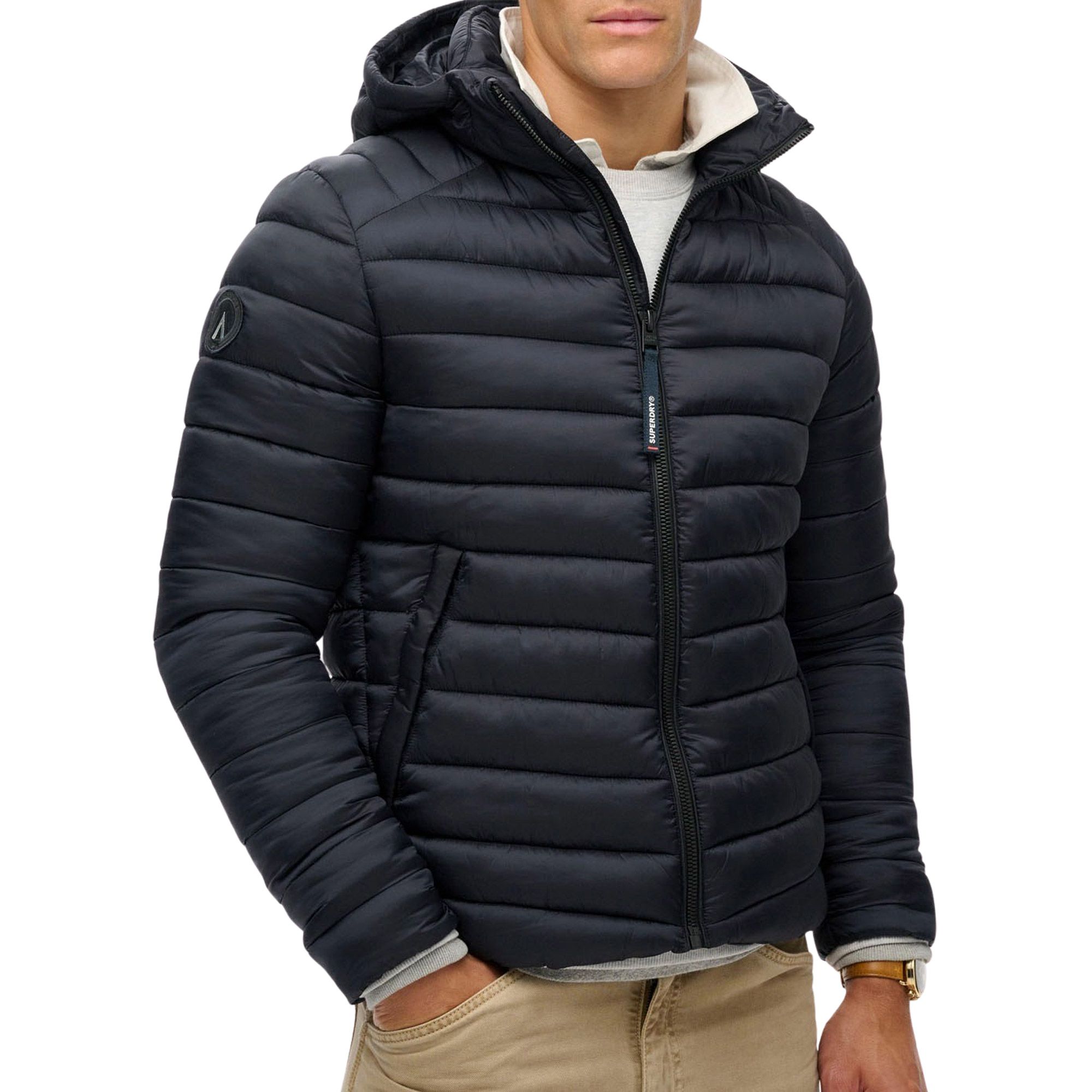 Superdry Fuji Padded Hooded Sports Pufferjas Heren