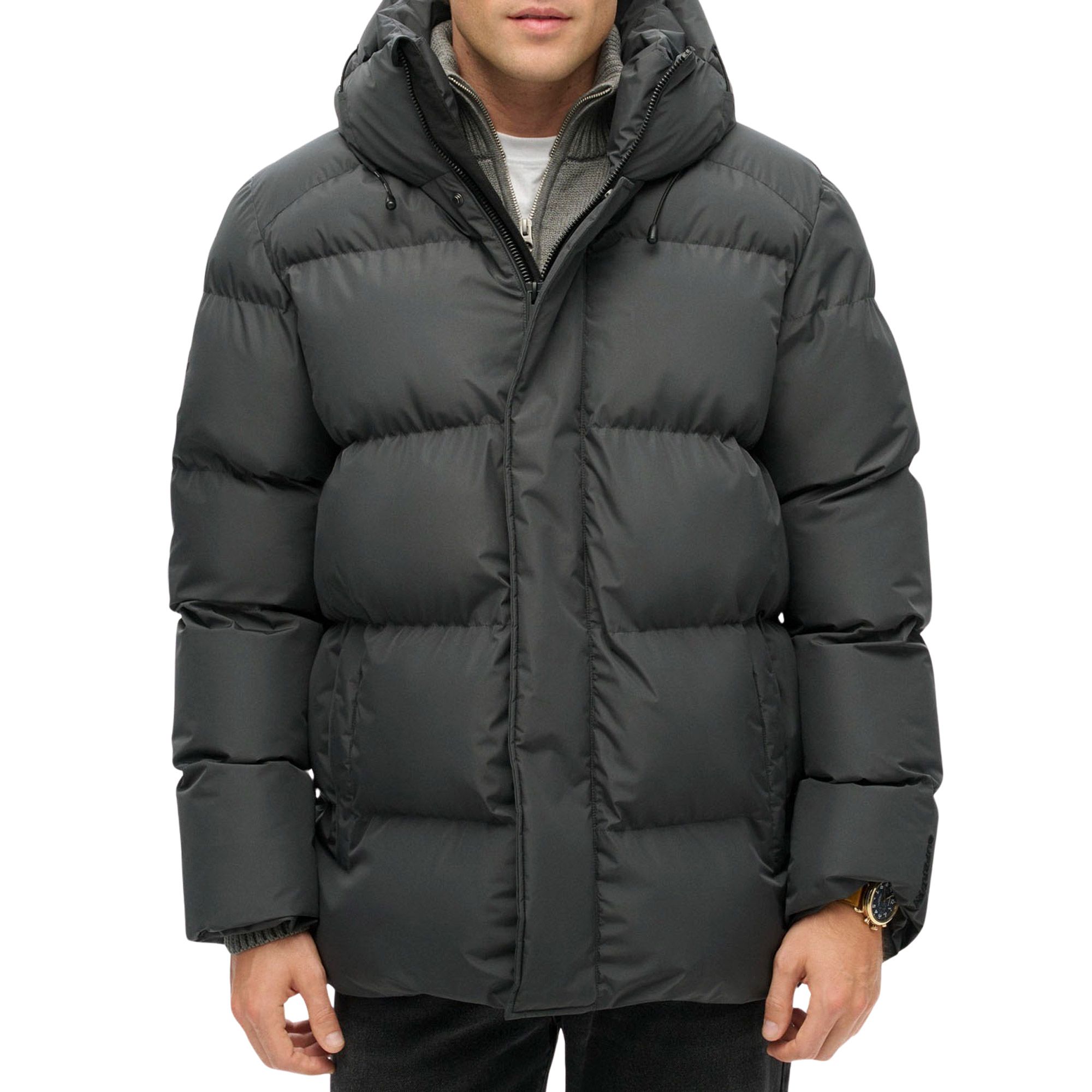 Superdry Five Baffle Hooded Sports Puffer Winterjas Heren