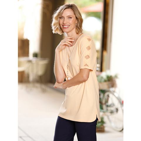 Classic Basics Shirt met ronde hals Lang shirt (1-delig)