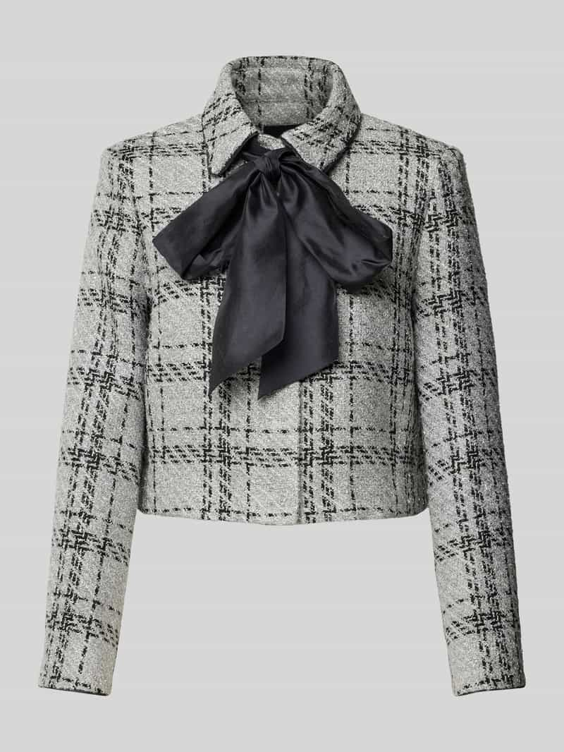 Marc Cain Korte blazer met strikdetail